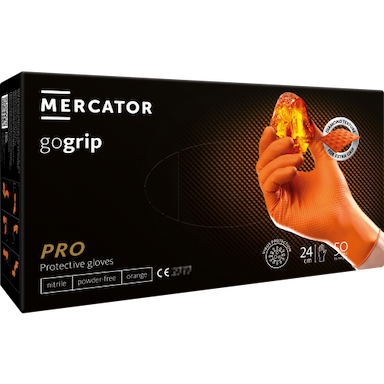 Mercator Go Grip oranssi, 50 kpl L koko