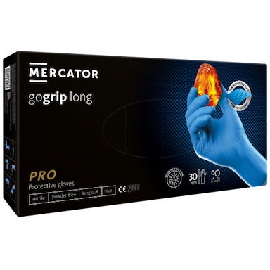 Mercator gogrip long, siniset XL koko