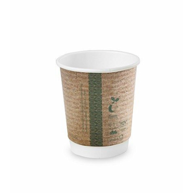Juomamuki, kaksinkertainen kraft-paperi, ruskea, 240 ml sarja 79