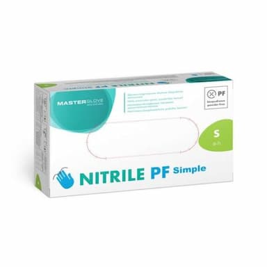 Master Glove nitriilikäsineet 100 kpl, siniset S koko