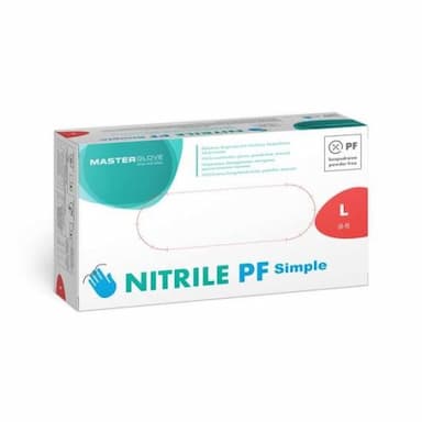 Master Glove nitriilikäsineet 100 kpl, siniset L koko