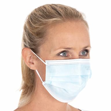 Kasvonaamio 3-kerroksinen, tyyppi II sininen 50 kpl