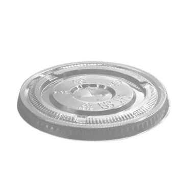 Suora mukin kansi, pilliaukolla, PET 95 mm